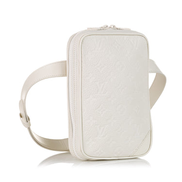 White Louis Vuitton Monogram Taurillon Utility Side Crossbody Bag –  Designer Revival