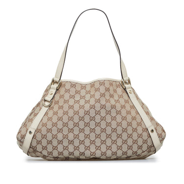 Gucci GG Canvas Shoulder Bag Brown - The Recollective