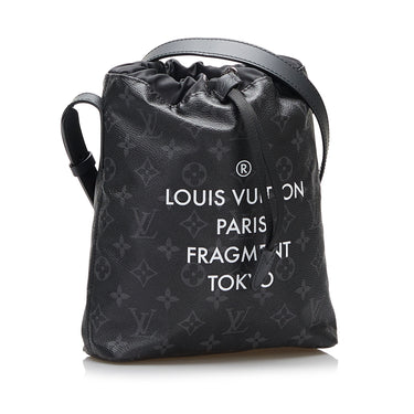 Louis Vuitton Black Monogram Eclipse Pochette Voyage MM Clutch 862130