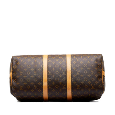 Brown Louis Vuitton Monogram Keepall Bandouliere 45 Travel Bag – Designer  Revival