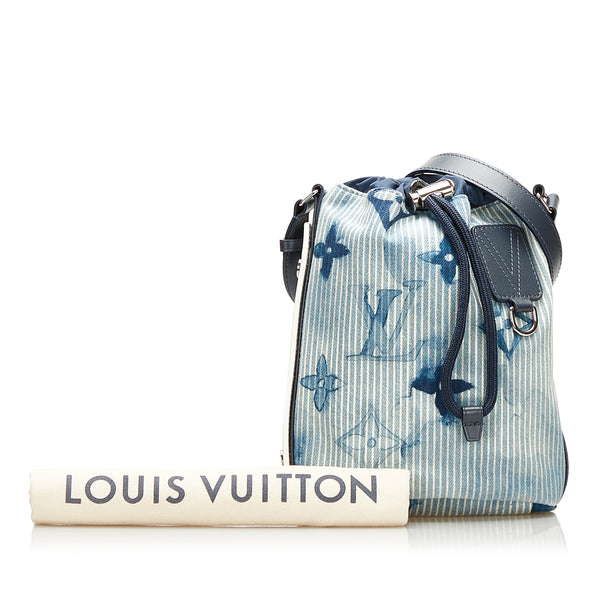 Louis Vuitton Monogram Watercolor Denim Sac Marin BB - Bucket Bags