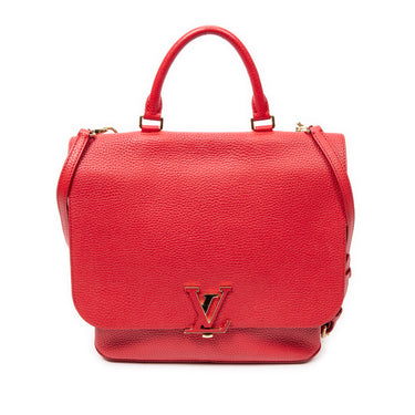 Louis Vuitton Coquelicot Calfskin Leather Lockme Backpack Bag