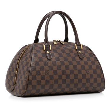 Brown Louis Vuitton Damier Ebene Ribera MM Handbag