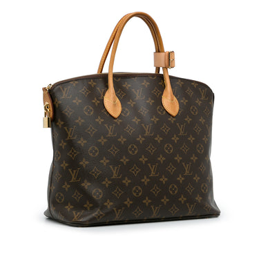 Brown Louis Vuitton Monogram Lockit MM Tote Bag – Designer Revival