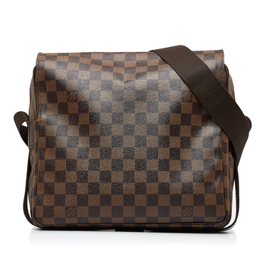 Brown Louis Vuitton Damier Ebene Pochette Bosphore Crossbody Bag