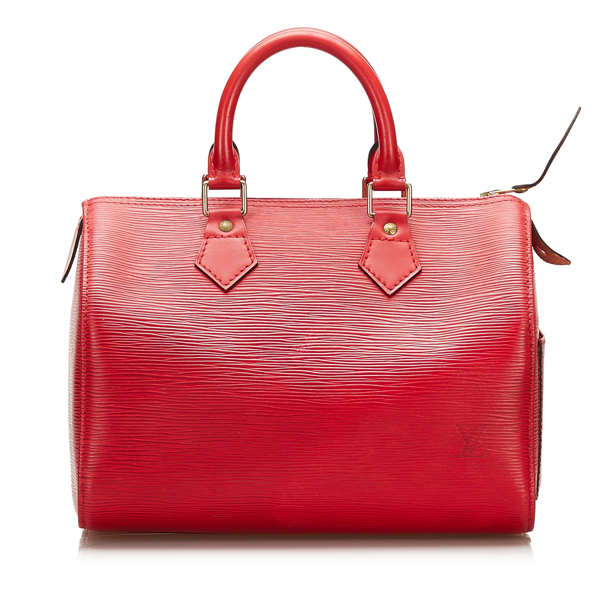 LOUIS VUITTON Epi Leather Red Speedy 30 Bag