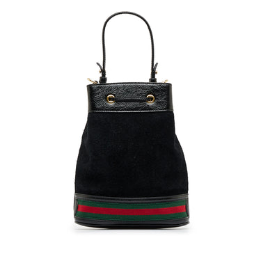 D-ring leather handbag Gucci Black in Leather - 25925835