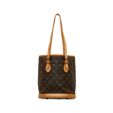 Brown Louis Vuitton Monogram Bucket PM