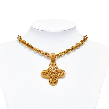 chanel cross necklace