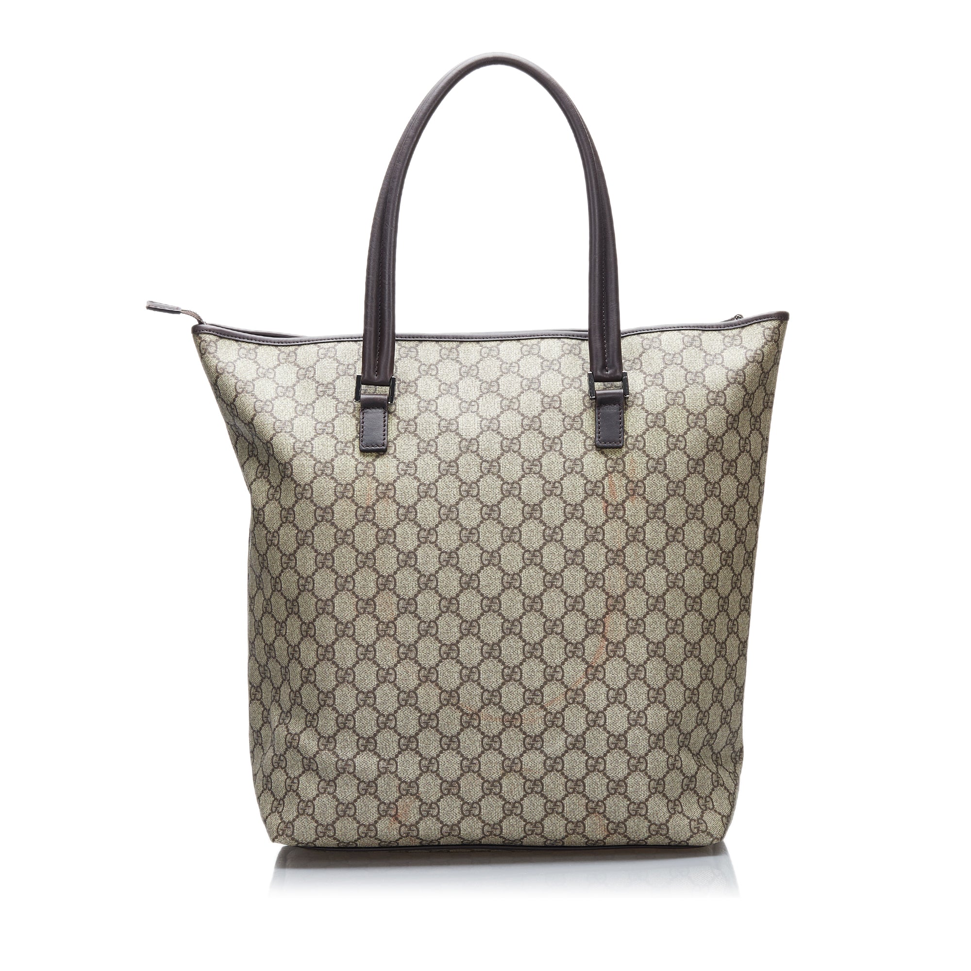 Brown Gucci GG Supreme Tote Bag – Designer Revival