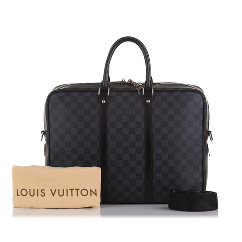 Louis Vuitton Damier Ebene Porte Documents Voyage PM 