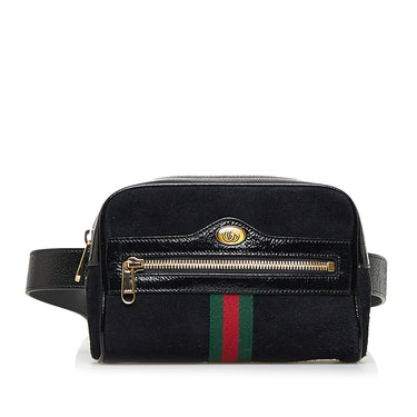 Black Gucci GG Canvas Crossbody – Designer Revival