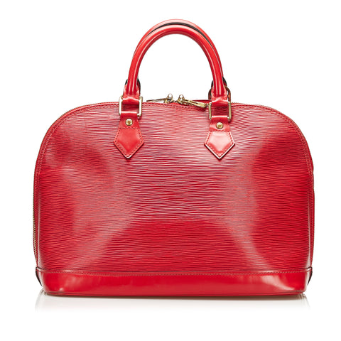 RvceShops Revival, Red Louis Vuitton Epi Alma PM Bag