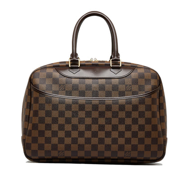 Louis Vuitton Deauville Handbag Damier Brown