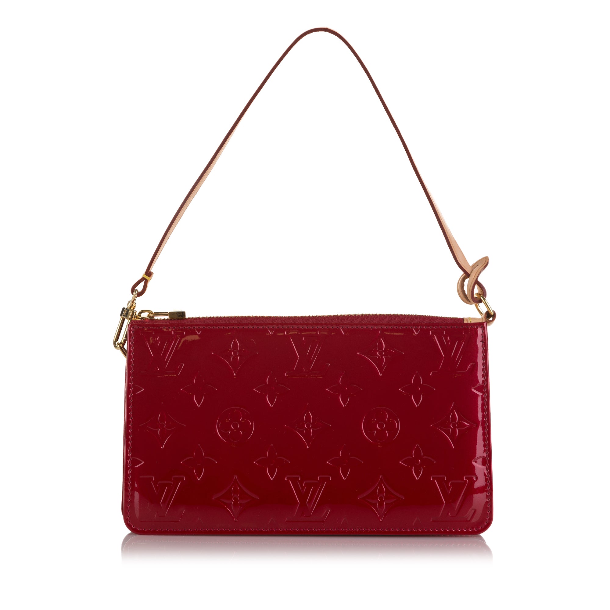 Louis Vuitton Louis Vuitton Red Vernis Leather Lexington Pochette