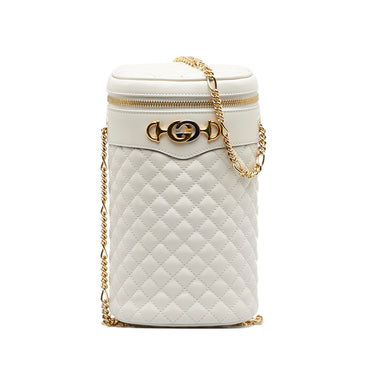 White Bvlgari Serpenti Diamond Blast Crossbody – Designer Revival