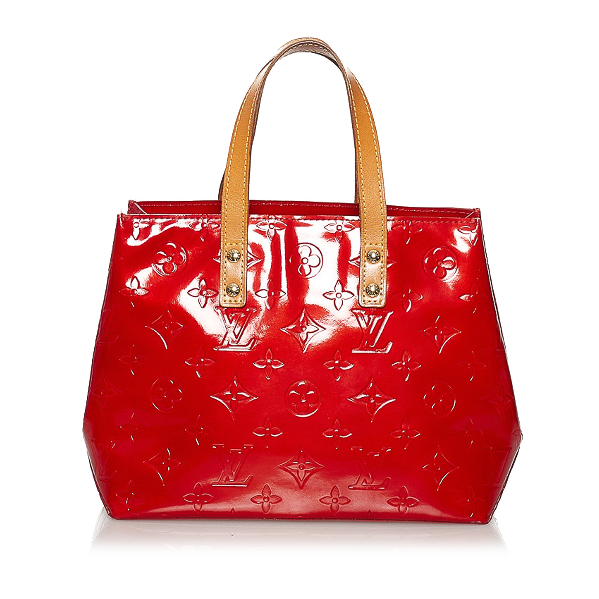 RvceShops Revival  Red Louis Vuitton Monogram Vernis Reade PM