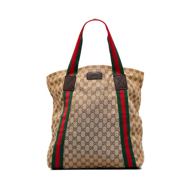 Gold Gucci GG Canvas Tote Bag – Designer Revival