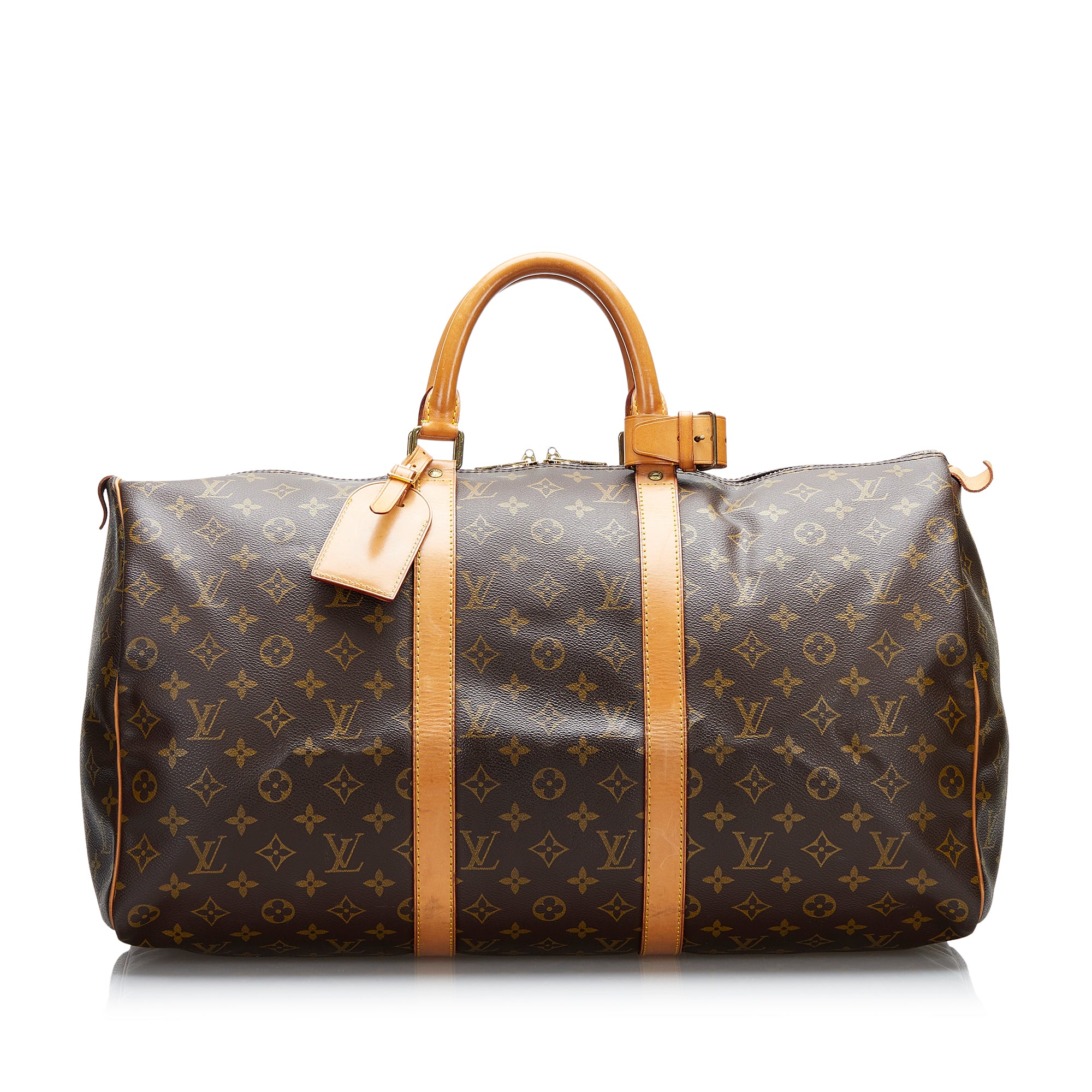 Louis Vuitton Keepall Epi 45 Blue in Leather with Gold-tone - US