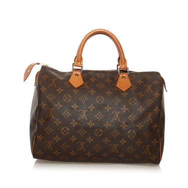 LOUIS VUITTON Boston Bag Pre Loved Monogram Speedy 40 Bandouliere