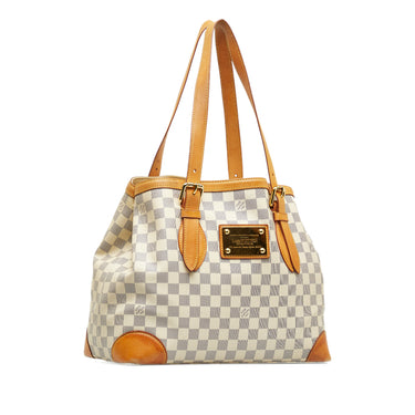 White Louis Vuitton Damier Azur Hampstead MM Tote Bag – Designer Revival