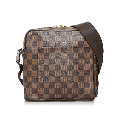 Louis Vuitton Pre-Owned Brown Damier Ebene Olav PM Canvas Crossbody Bag, Best Price and Reviews