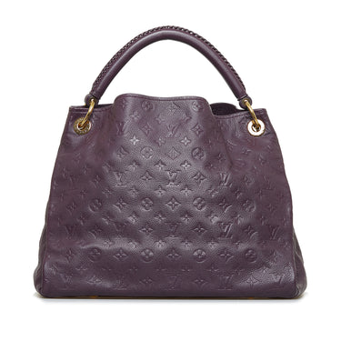 Purple Louis Vuitton Monogram Empreinte Artsy MM Hobo Bag