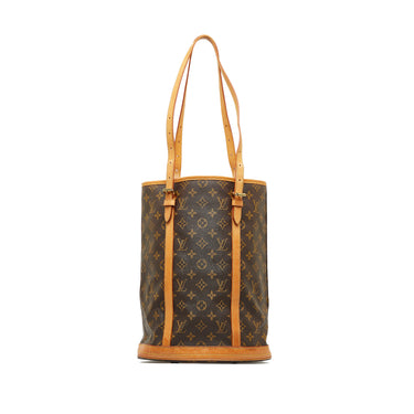 LOUIS VUITTON BROWN MONOGRAM CANVAS BUCKET GM BAG