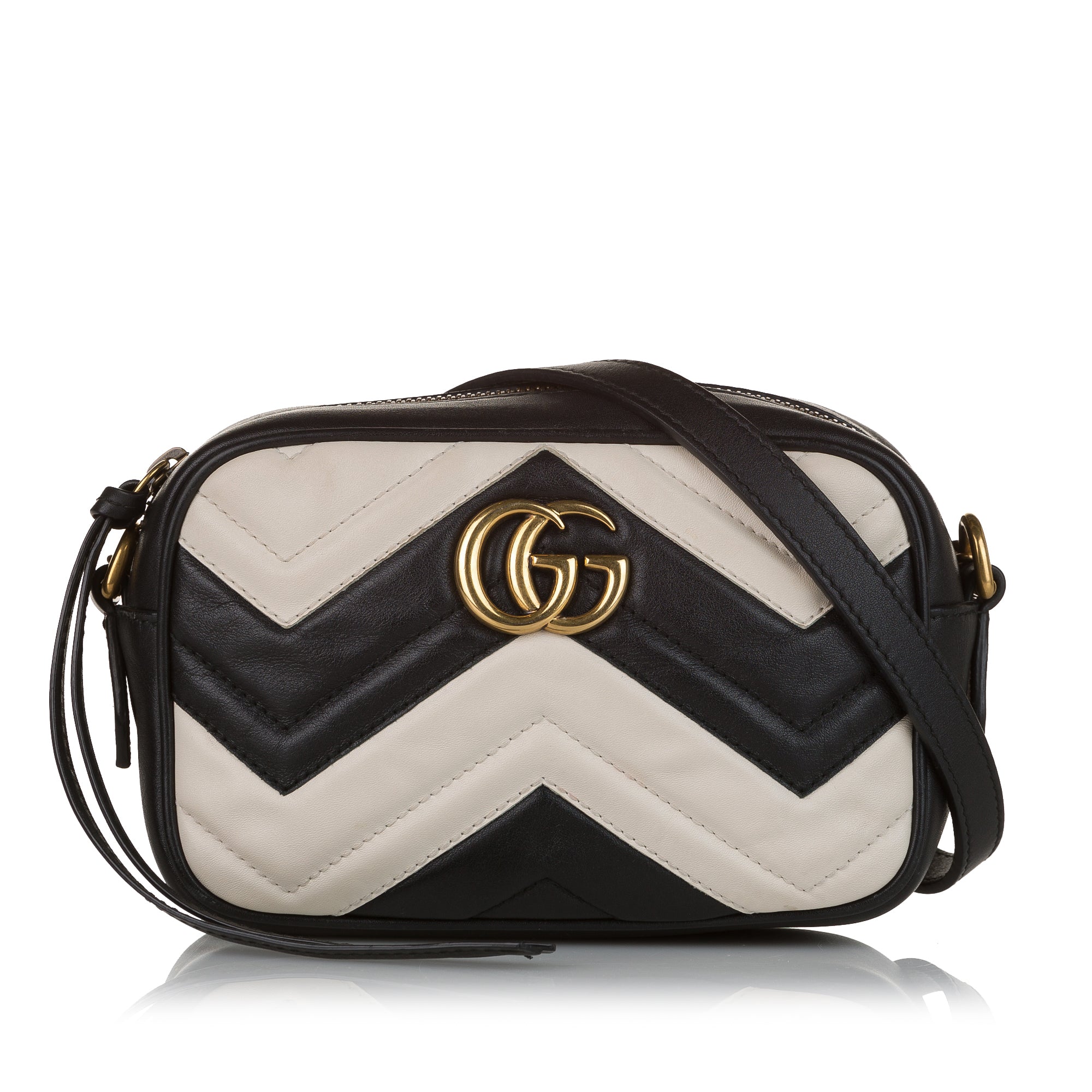 gg marmont leather crossbody bag