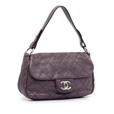 purple bag chanel new