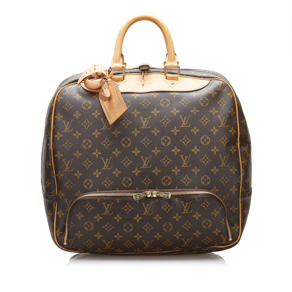 Pre-owned Louis Vuitton 2001 Evasion Travel Bag In Brown