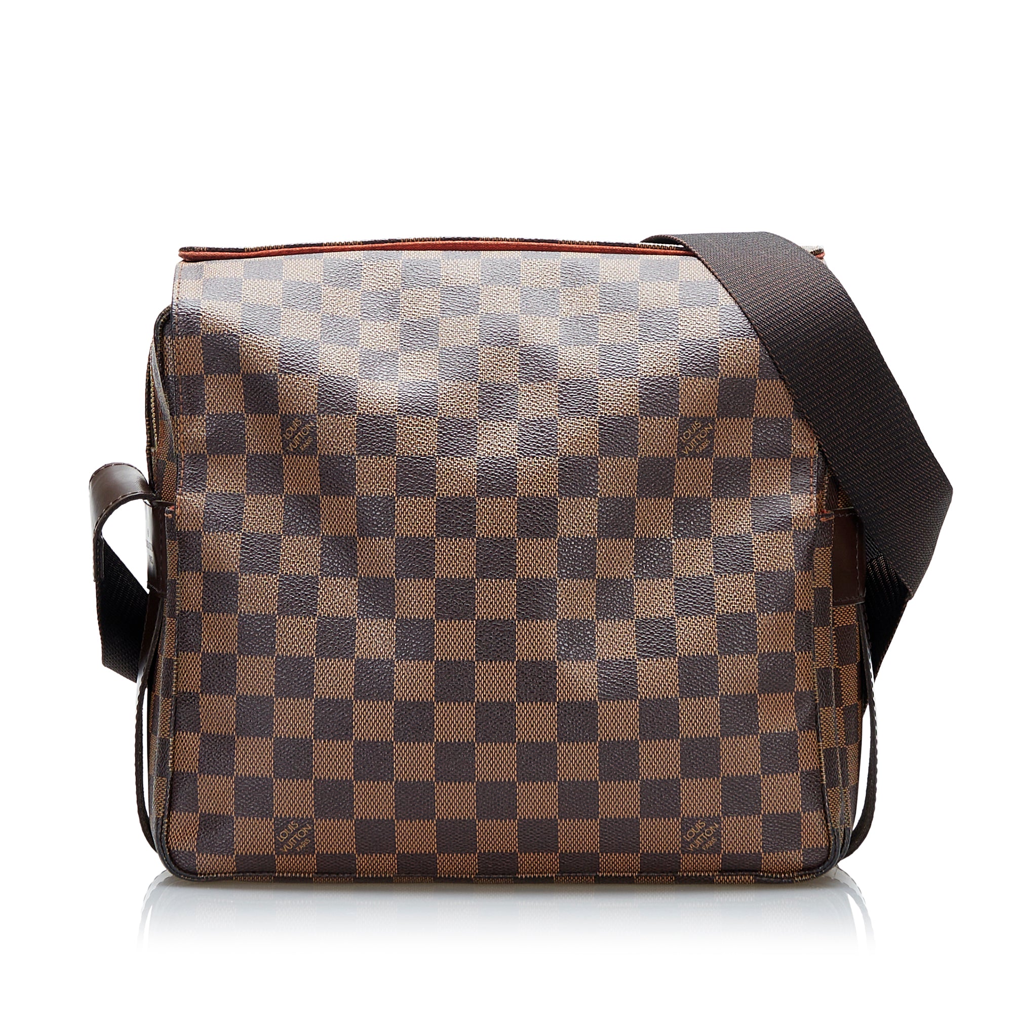 Louis Vuitton Naviglio Damier Ebene Crossbody EXCELLENT Shoulder Travel  Brown LV