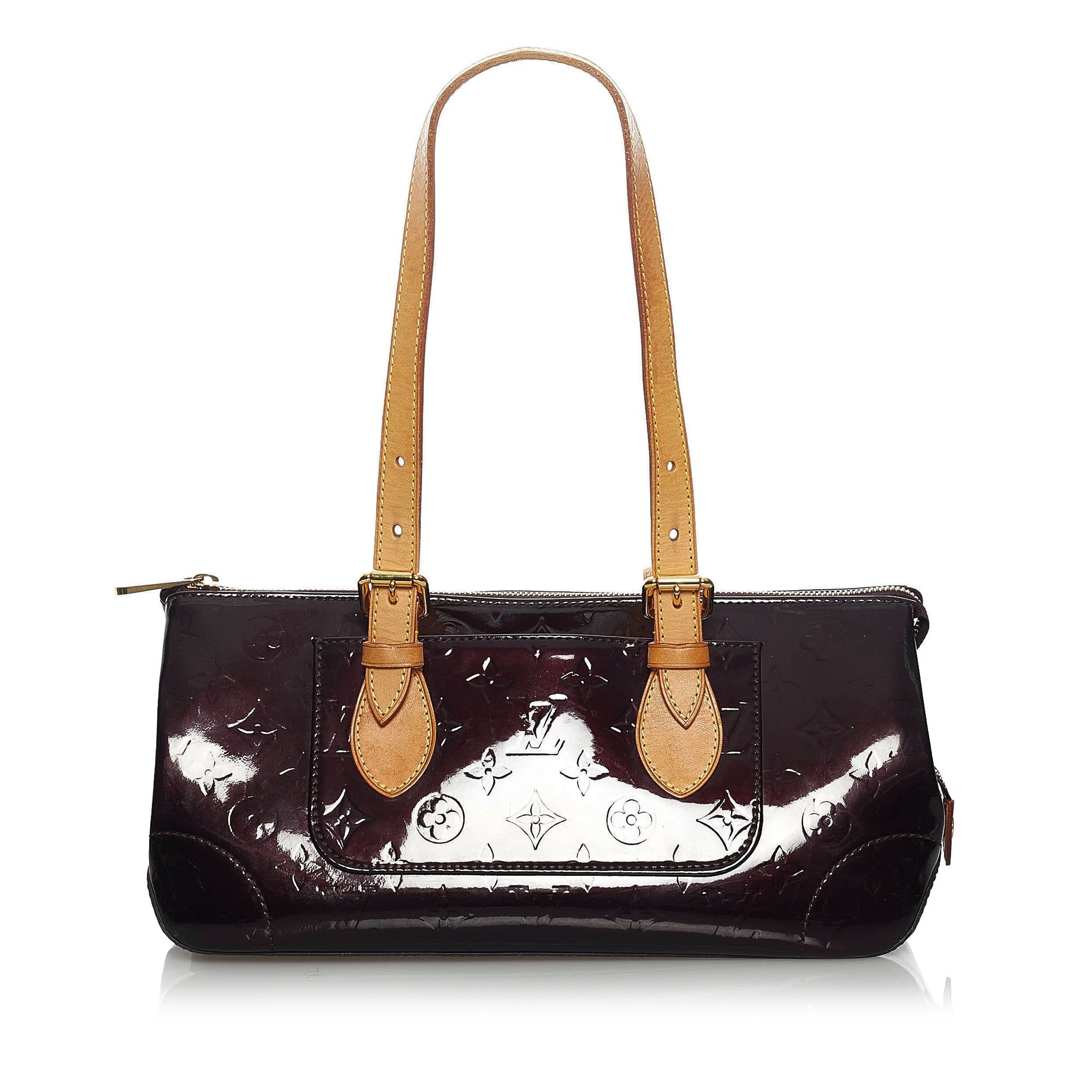 Louis Vuitton Purple Monogram Vernis Rosewood Avenue Leather