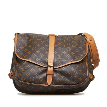 Brown Louis Vuitton Monogram Saumur 30 Crossbody Bag – Designer Revival