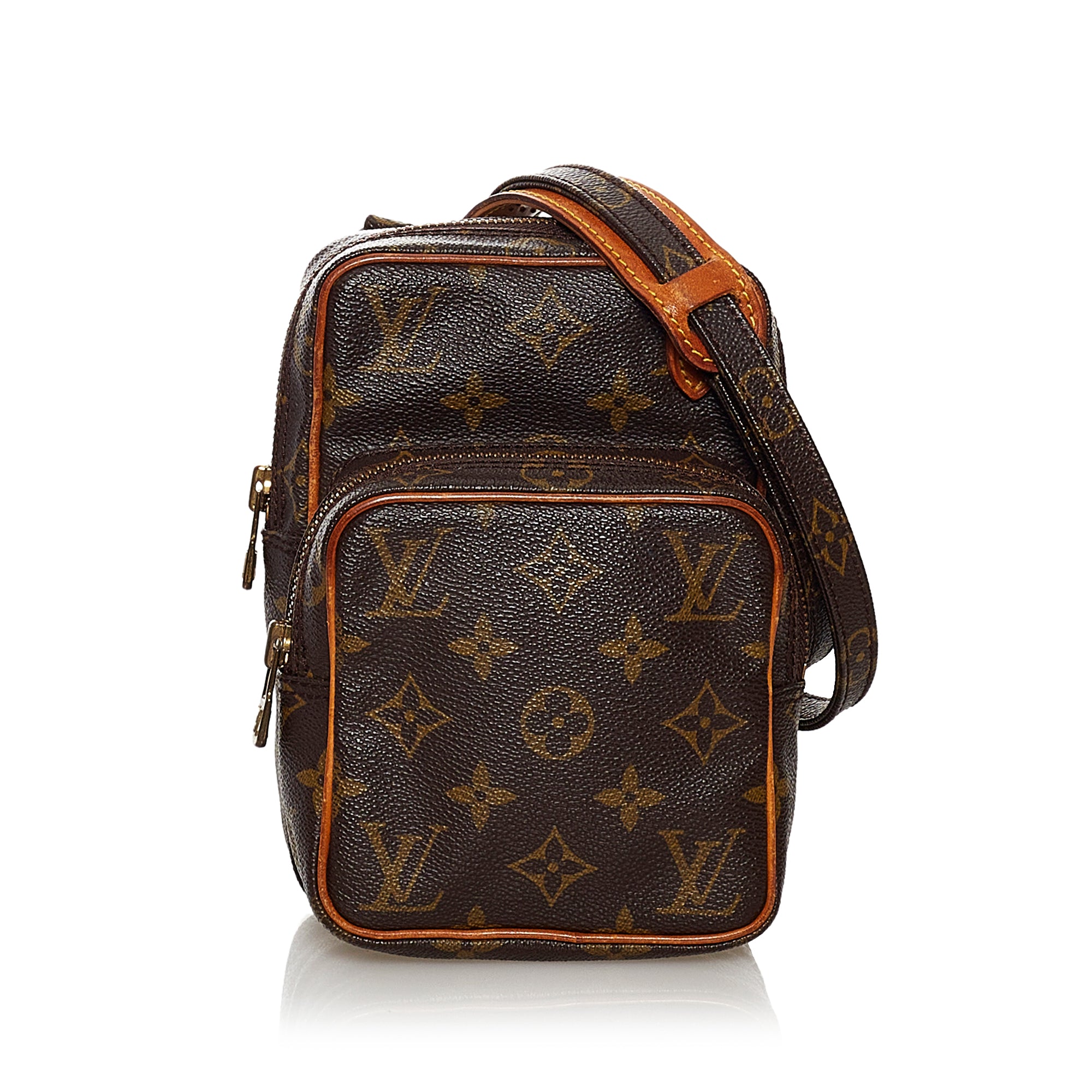 louis vuitton piano shopping bag in ebene damier canvas and brown leather