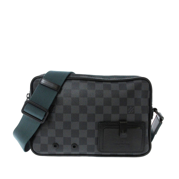 Louis Vuitton Black Damier Graphite Alpha Messenger Bag