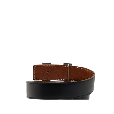 Louis Vuitton 100/40 Black Damier Infini Leather Detroit Centure Belt Metal  ref.294455 - Joli Closet