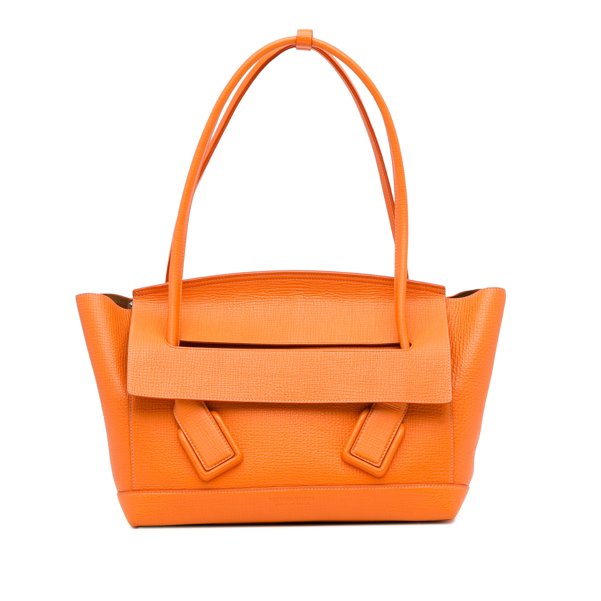 Image of Orange Bottega Veneta Medium Arco Shoulder Bag