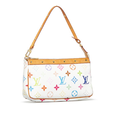 Pochette accessoire fabric handbag Louis Vuitton Multicolour in