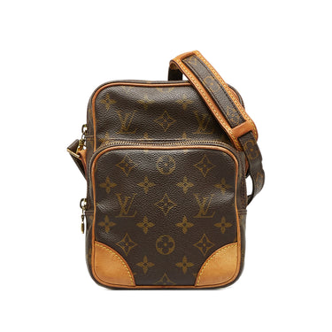 Louis+Vuitton+Danube+Crossbody+MM+Brown+Canvas for sale online