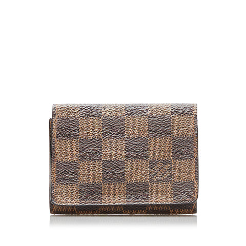 Louis Vuitton Card Holder Wallet - Damier Ebene