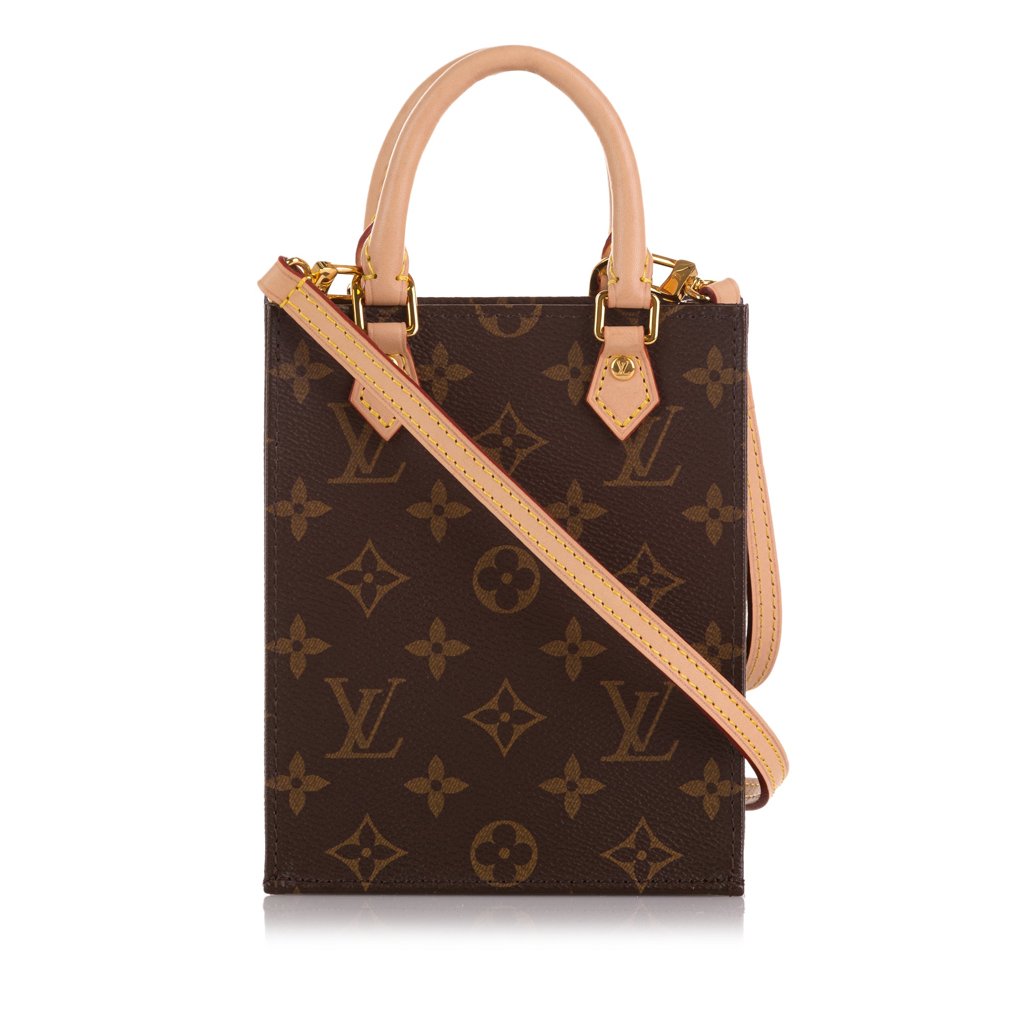 Louis Vuitton Monogram Large Bucket Bag White Taupe