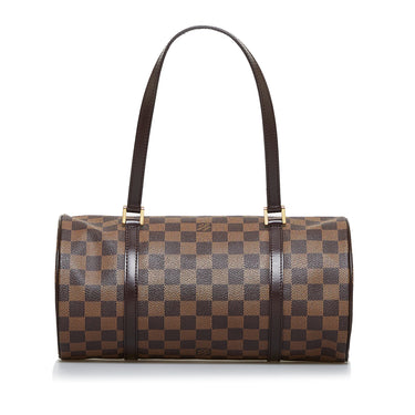 LOUIS VUITTON Speedy 30 Damier Ebene Satchel Bag Brown-US