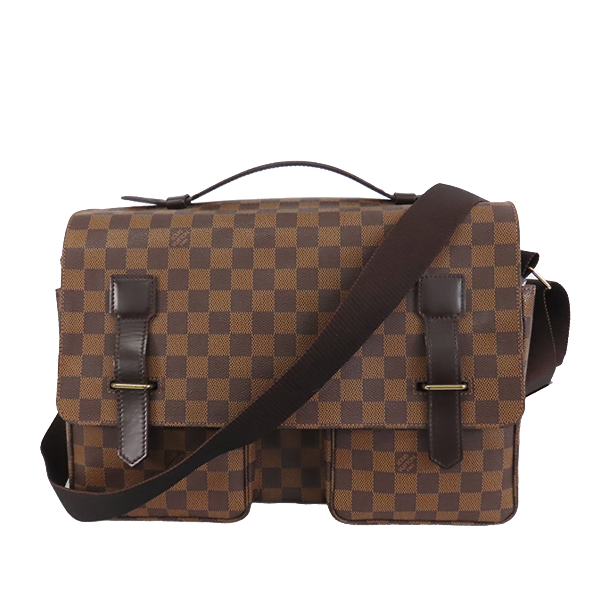 Louis Vuitton Damier Ebene Broadway Messenger Handbag