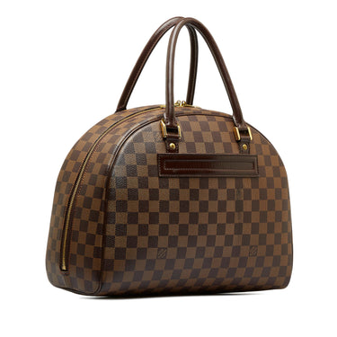 Pre love Louis Vuitton Damier Ebene Nolita Satchel Bag, Luxury