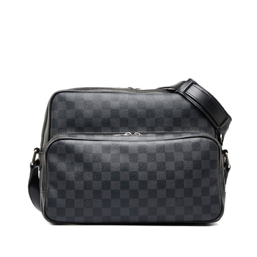 Louis Vuitton Damier Graphite Ambler Waist Bag - Black Waist Bags