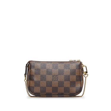 White Louis Vuitton Damier Azur Mini Pochette Accessoires Baguette –  Designer Revival