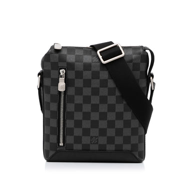 Authenticated Louis Vuitton Damier Infini Discovery Messenger BB Brown