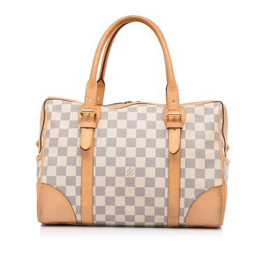 Louis Vuitton Berkeley Azur Damier Boston Shoulder Bag