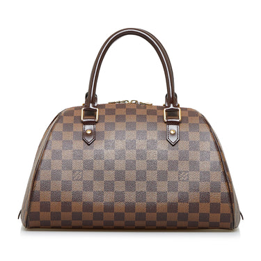 LOUIS VUITTON Neverfull MM Damier Ebene Tote Bag Brown - 10% Off